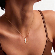 Rose Cut Labradorite Moon & Star Pendant Necklace Gift for Her