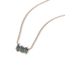 Baguette Cut Alexandrite Geometric Rhythm Pendant