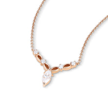 Marquise & Round Cut Moissanite Art Deco Bow Gift Necklace